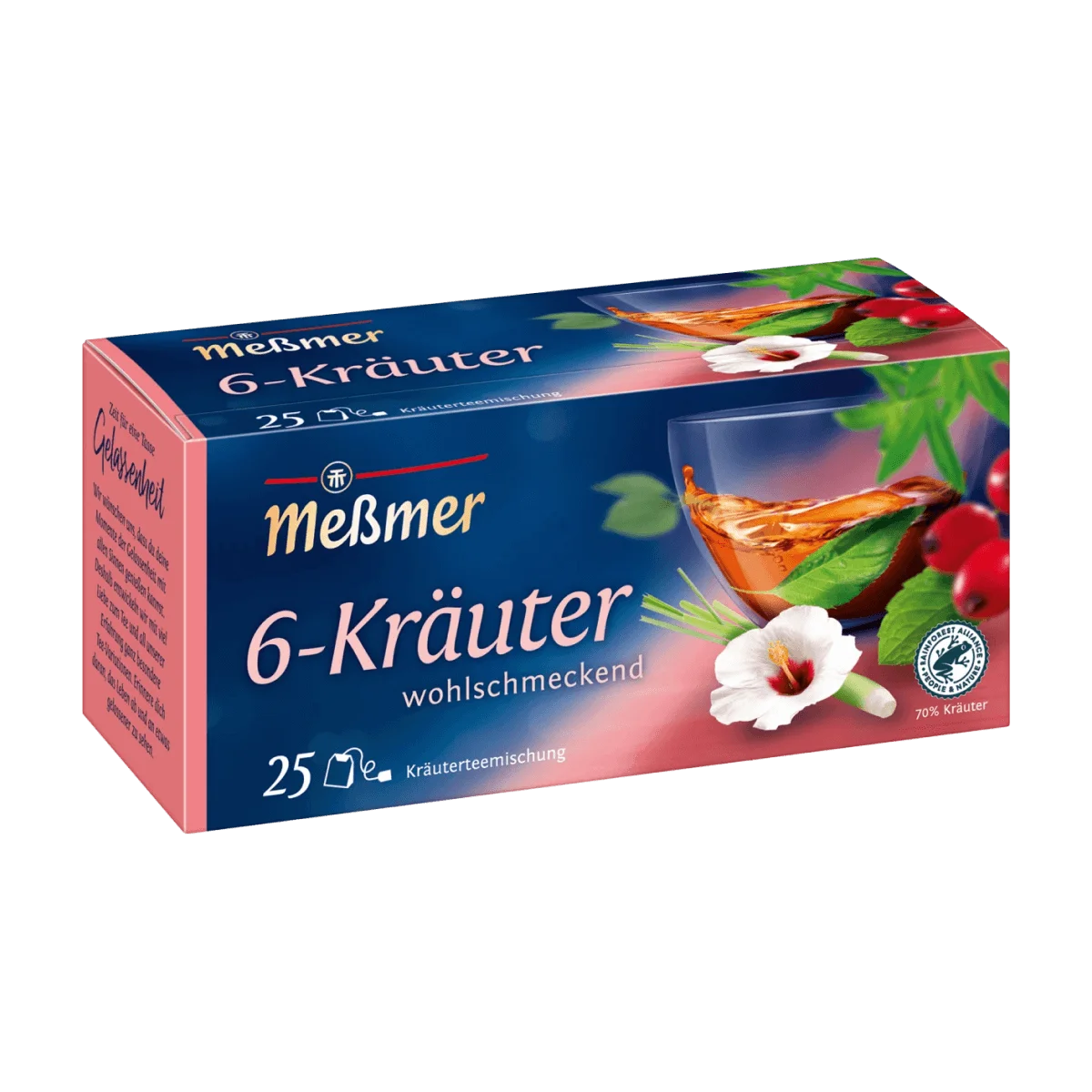 Meßmer Kräutertee 6-Kräuter (25 Beutel), 50 g