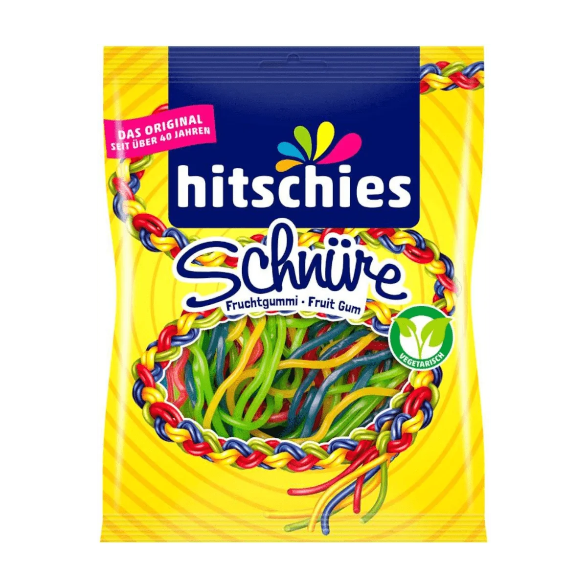 Hitschies Bunte Schnüre, 125 g