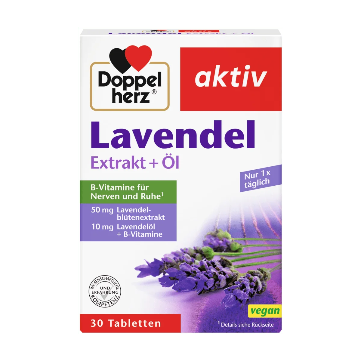 Doppelherz Lavendel Extrakt + Öl, 30 Tbl
