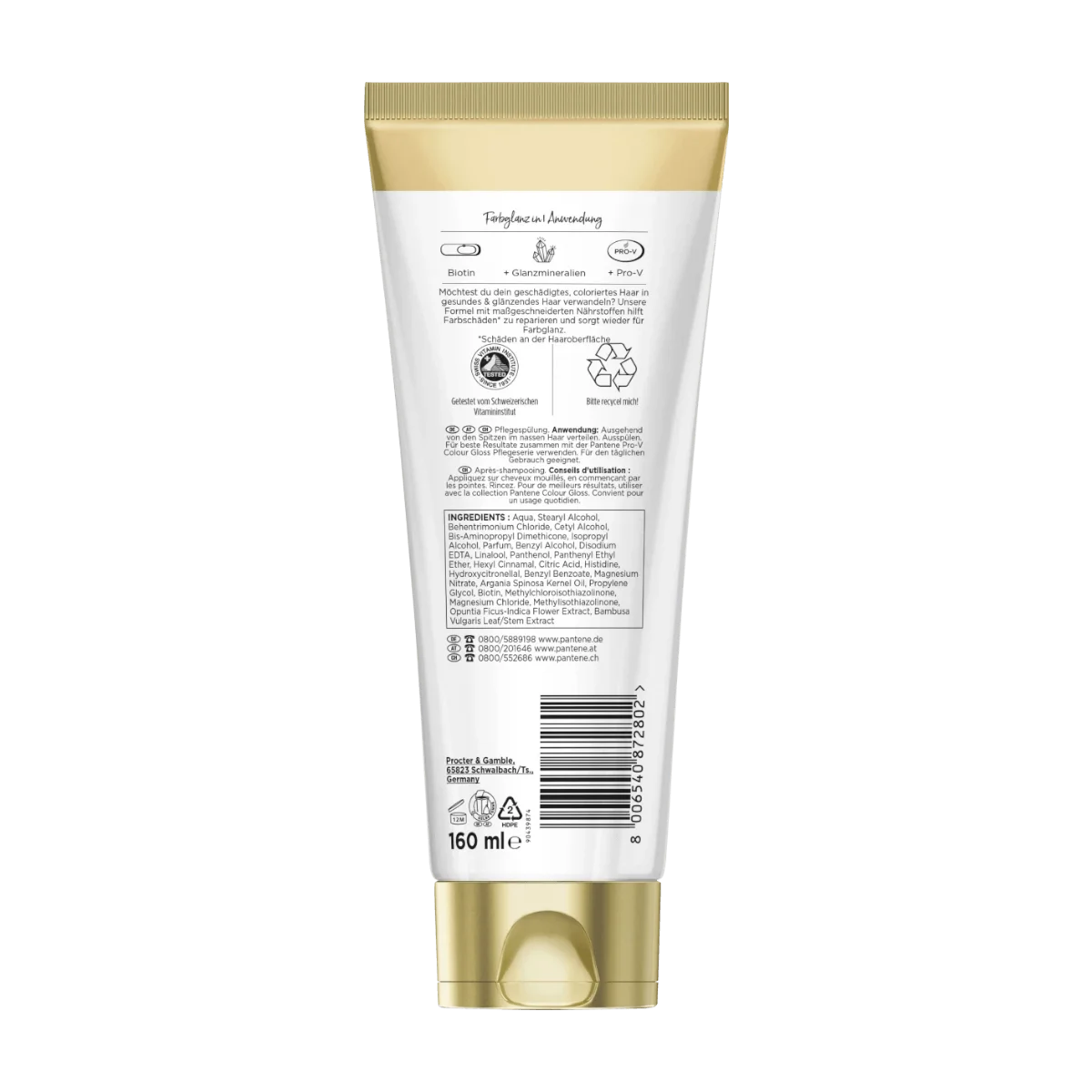PANTENE PRO-V Conditioner miracles colour gloss, 160 ml