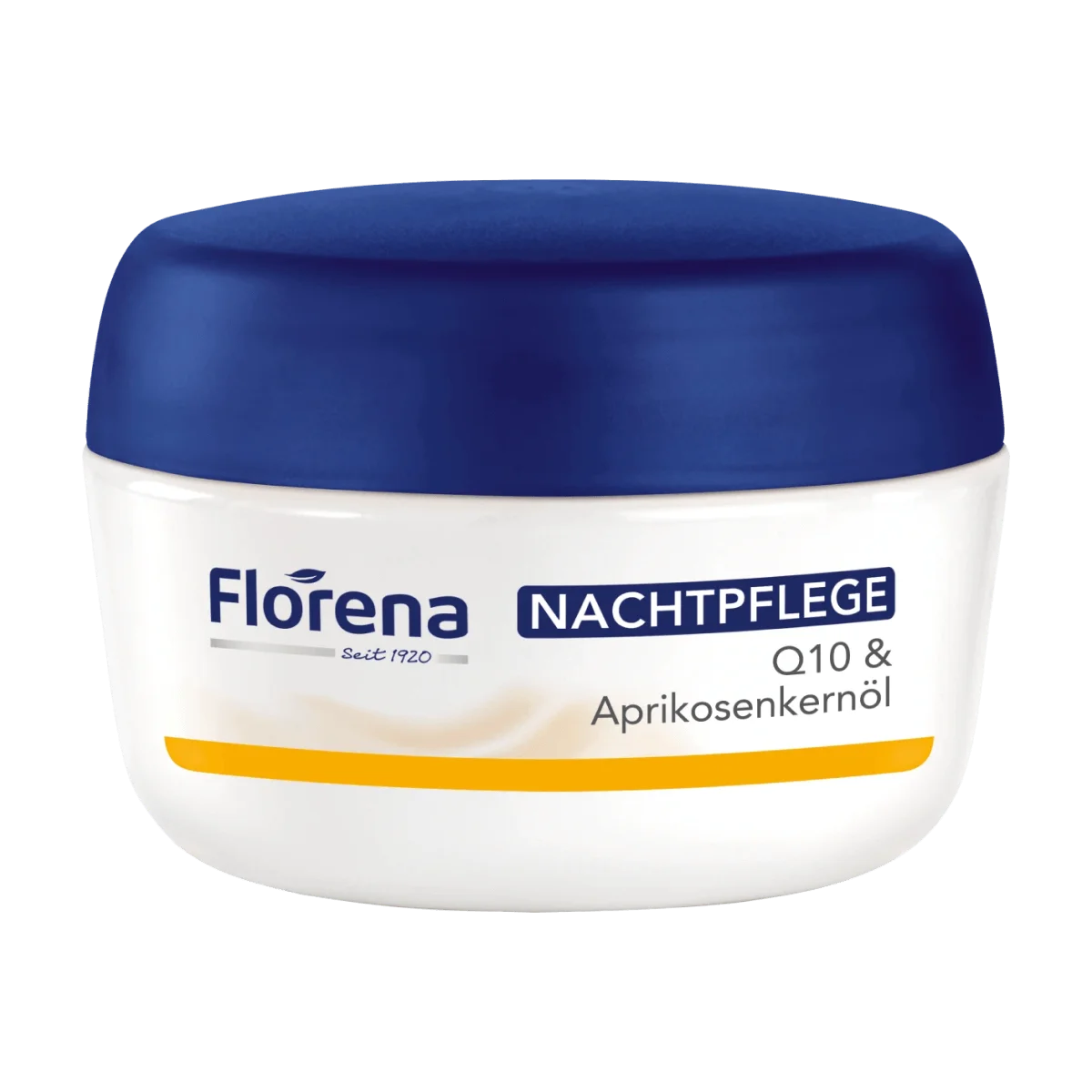 Florena Nachtpflege Gesichtscreme Q10 & Aprikosenkernöl, 50 ml