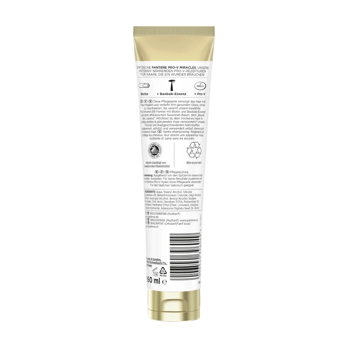 PANTENE PRO-V Conditioner miracles Hydra Glow, 160 ml