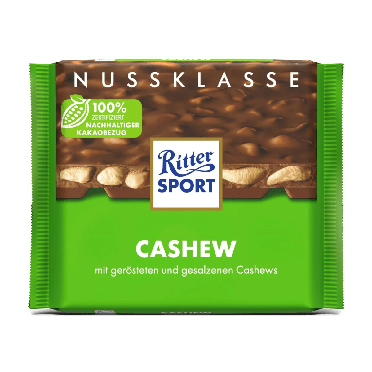 Ritter Sport Nuss-Klasse Cashew, 100 g