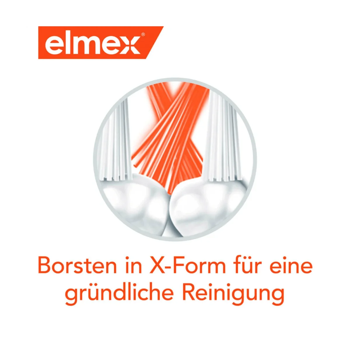 elmex Zahnbürste InterX Kariesschutz mittel, 1 Stk