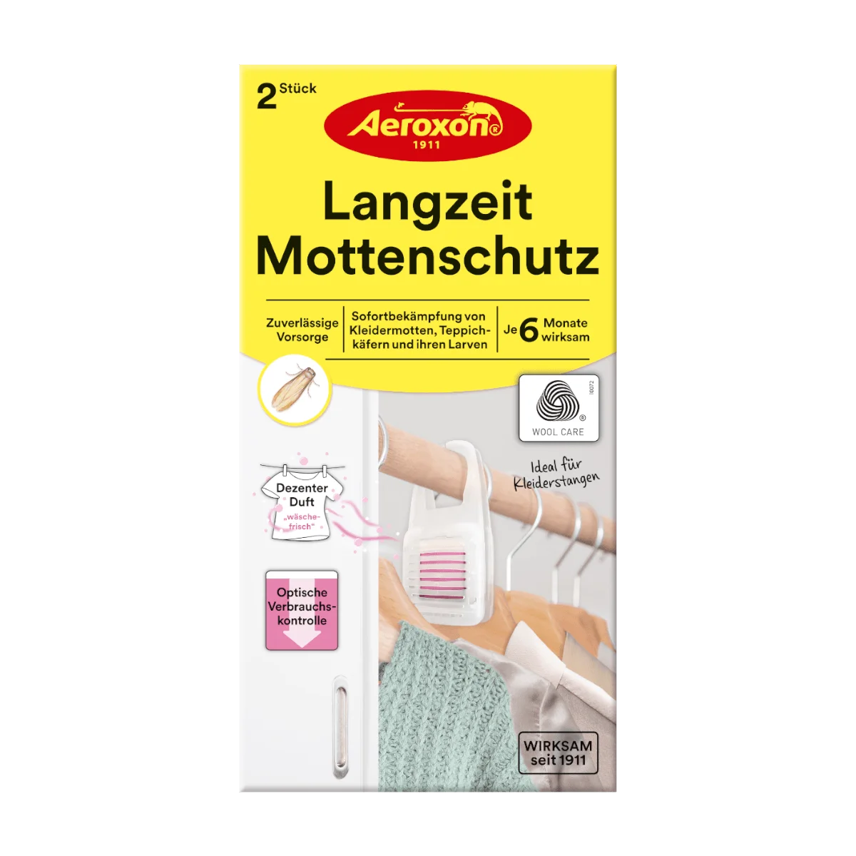Aeroxon Langzeit-Mottenschutz, 2 Stk