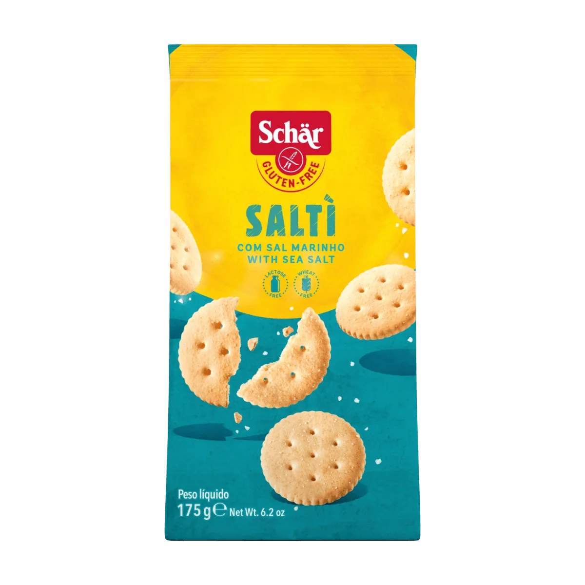 Schär Cracker, "Salti" mit Meersalz, 175 g