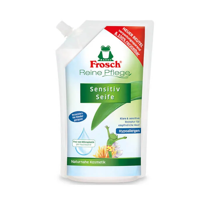 Frosch Flüssigseife sensitiv Nachfüllpack, 500 ml