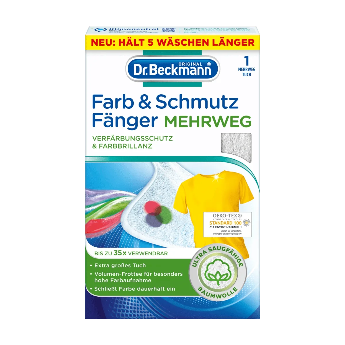 Dr. Beckmann Farb- & Schmutzfangtuch Mehrweg, 1 Stk