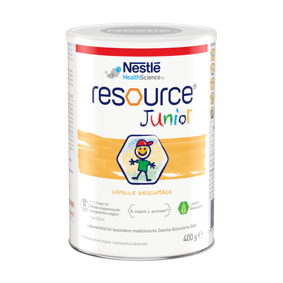 Nestlé Resource Junior Pulver Vanille, 400 g