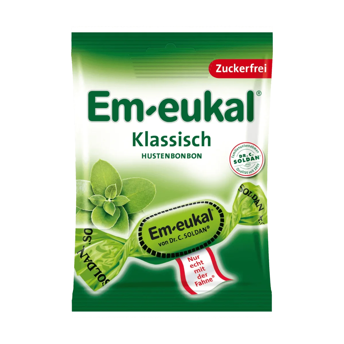 Em-eukal Bonbon, Klassisch, zuckerfrei, 75 g