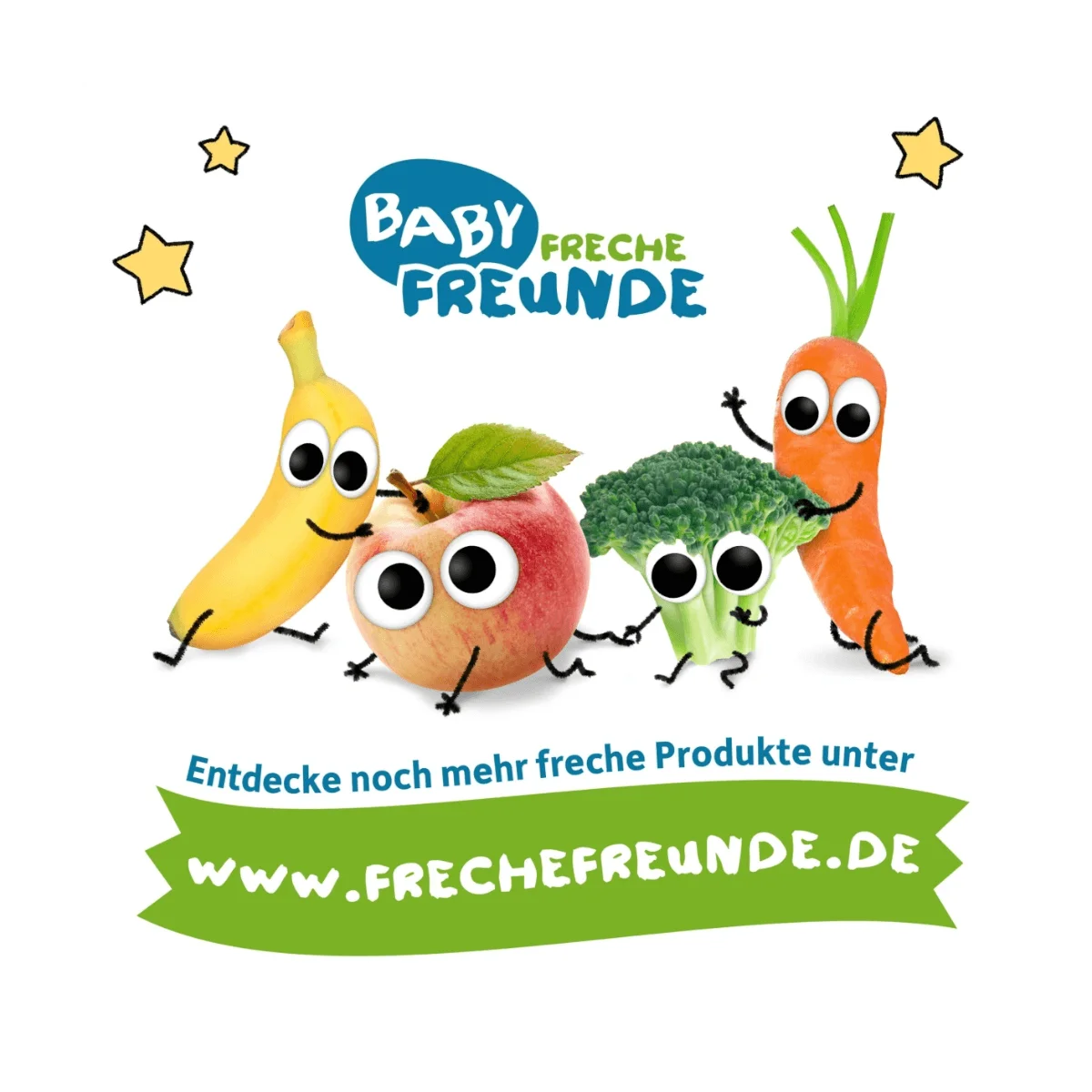 Freche Freunde Babysnack Knusper-Stangen Mais & Hirse, ab 8 Monaten, 30 g