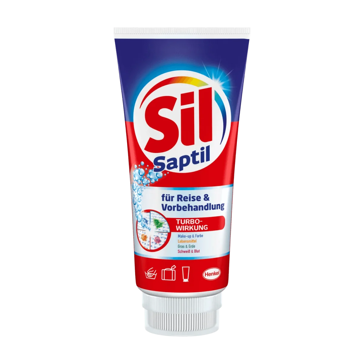 Sil Handwaschmittel Sil Saptil für Reise & Vorbehandlung mit Bürste, 200 ml