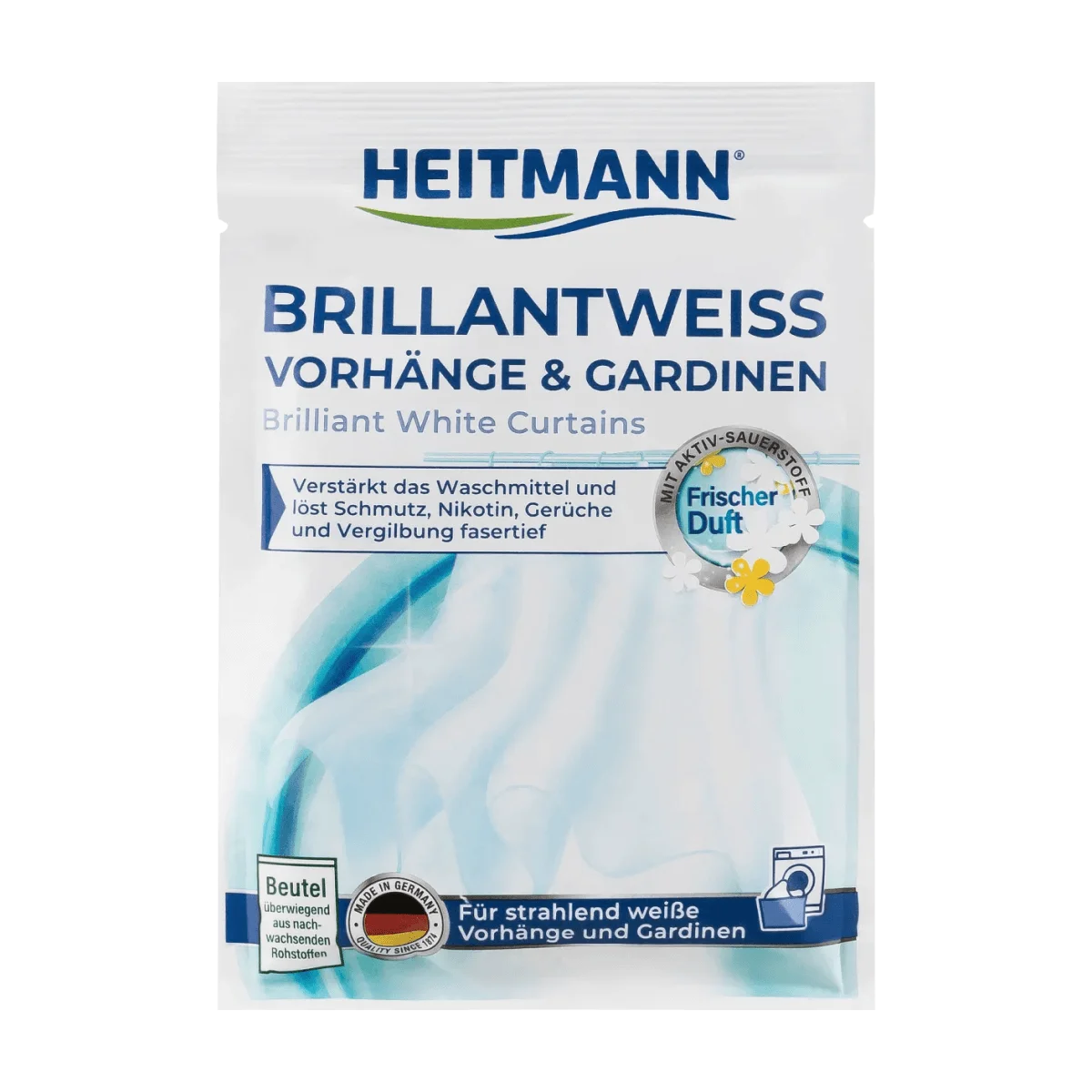 Heitmann Waschmittel Brillantweiß Vorhänge & Gardinen, 50 g