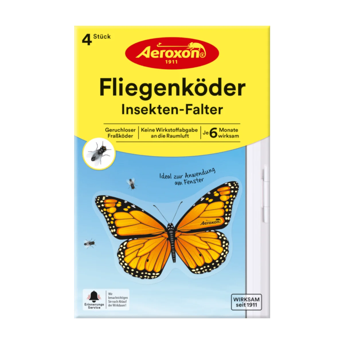 Aeroxon Fliegenköder Insekten-Falter, 4 Stk.