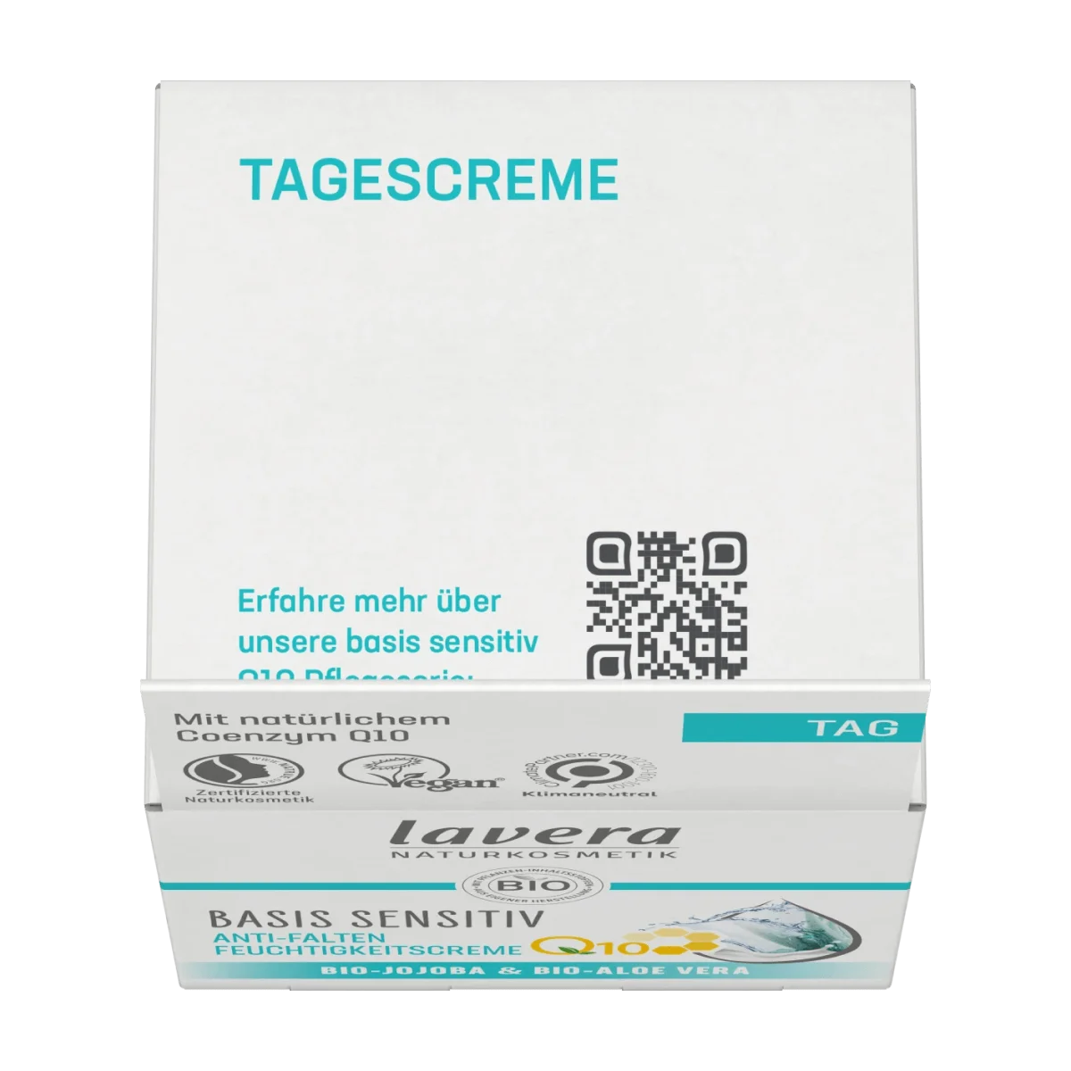 lavera Anti Falten Gesichtscreme Q10 Basis Sensitiv, 50 ml