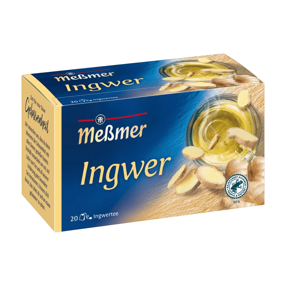 Meßmer Kräutertee Ingwer (20 Beutel), 40 g