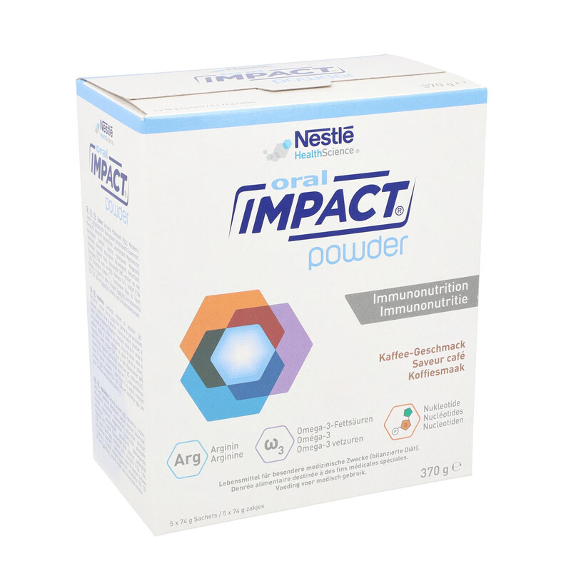 Nestlé Oral Impact Powder Kaffee, 5x74 g