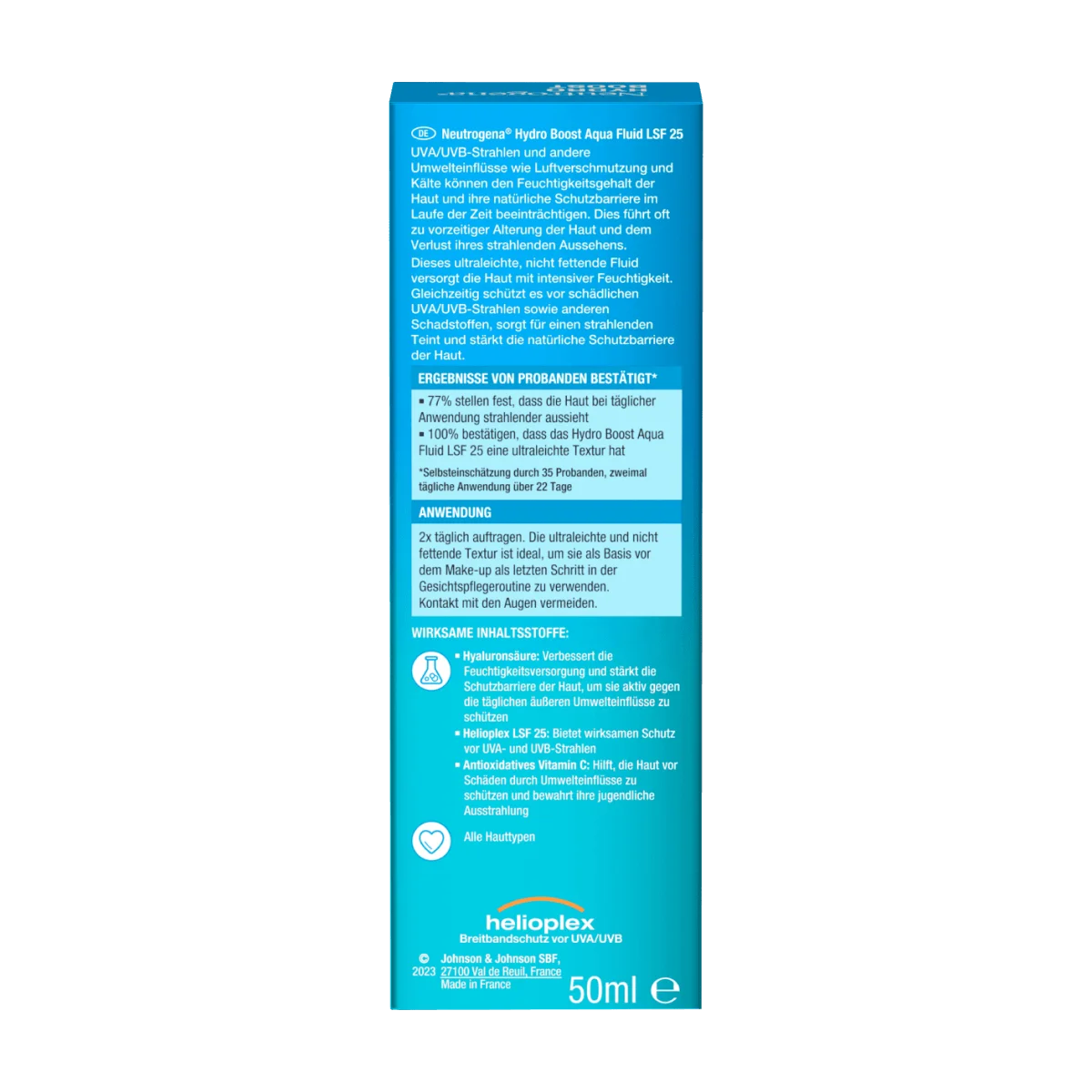Neutrogena Fluid Hydro Boost Aqua LSF 25, 50 ml