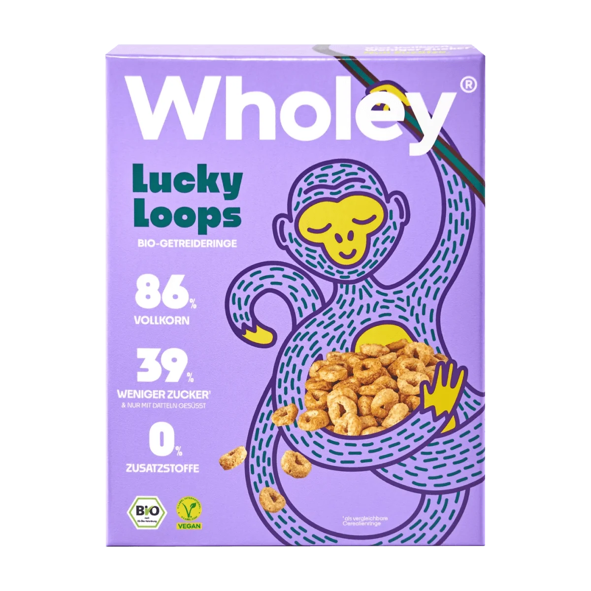 Wholey Müsli, Lucky Loops, 275 g