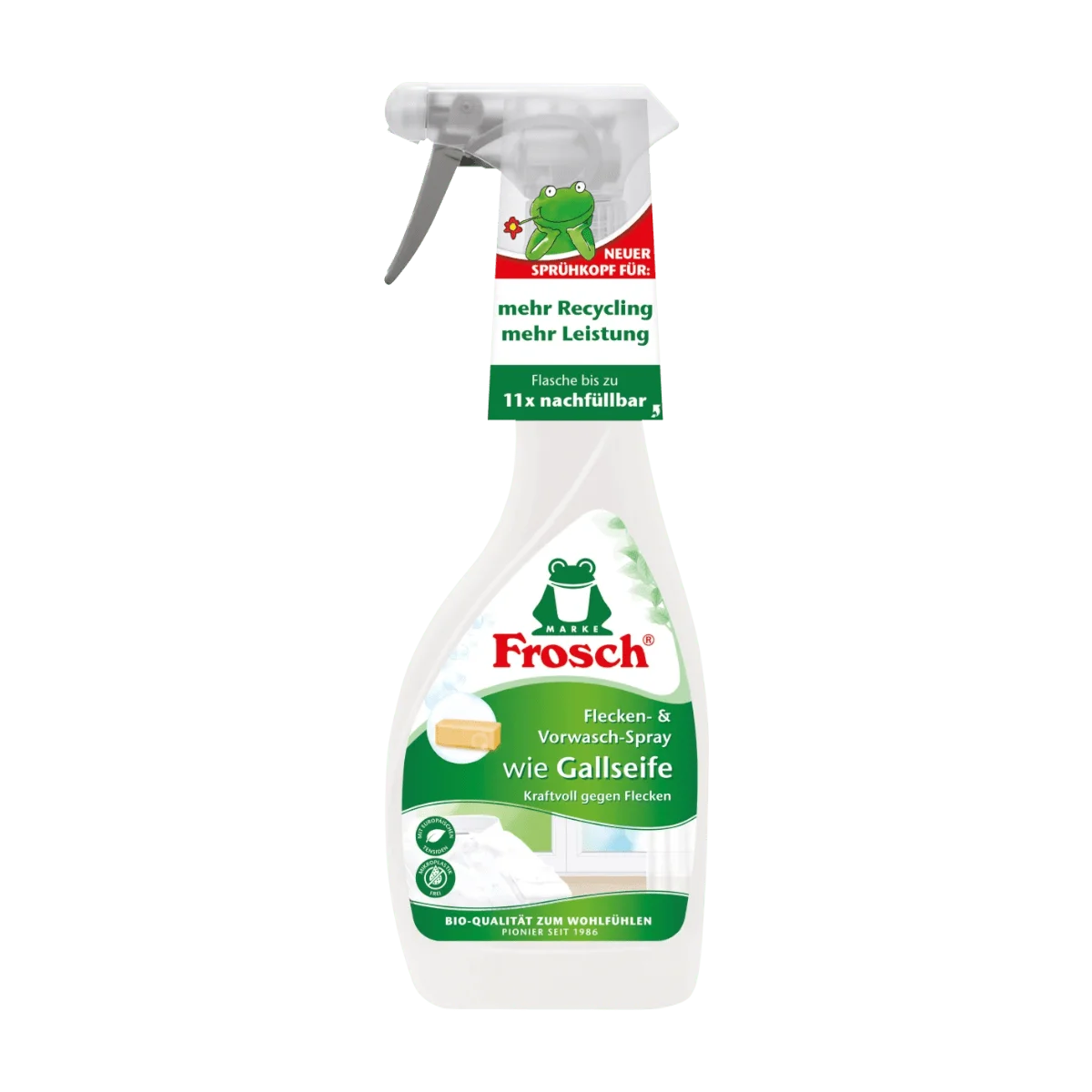 Frosch Fleckenentferner & Vorwasch-Spray wie Gallseife, 500 ml