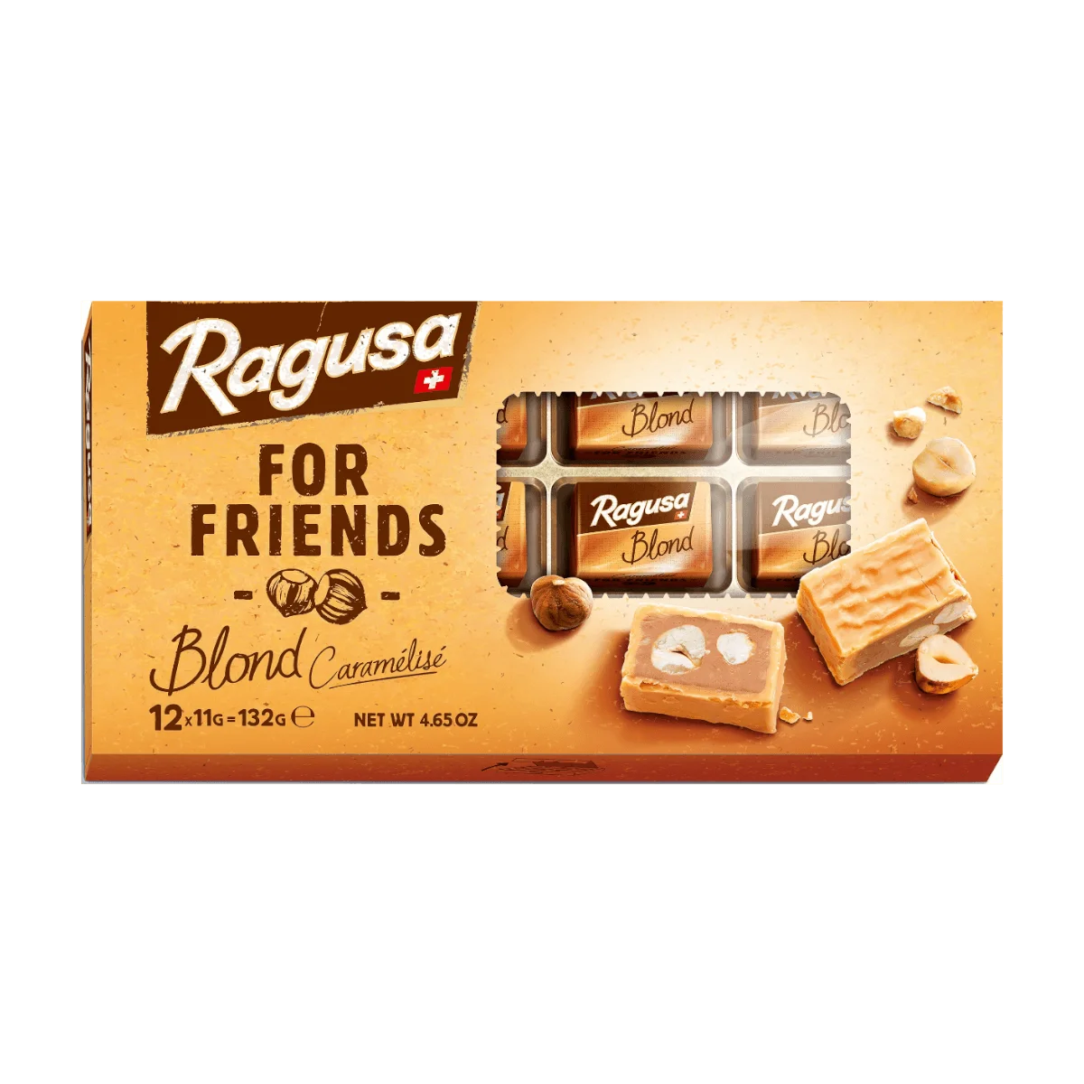 Ragusa For Friends Blond Schweizer Premium Schokolade, 132 g