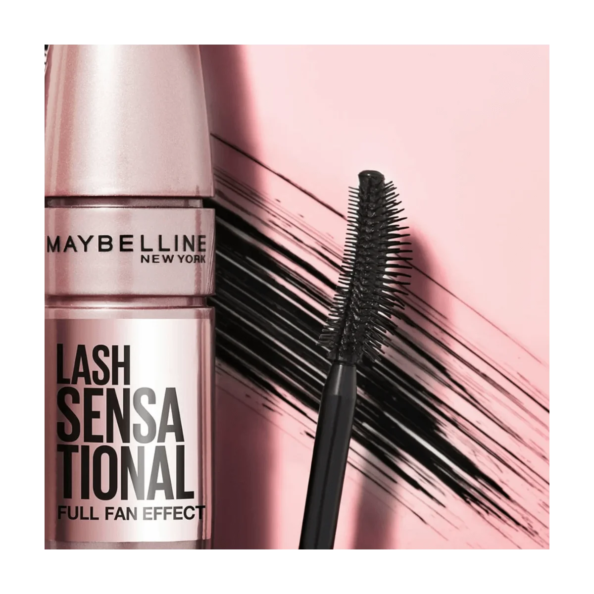 Maybelline New York Mascara Lash Sensational Voller-Wimpern-Fächer 01 Very Black, 9.5 ml