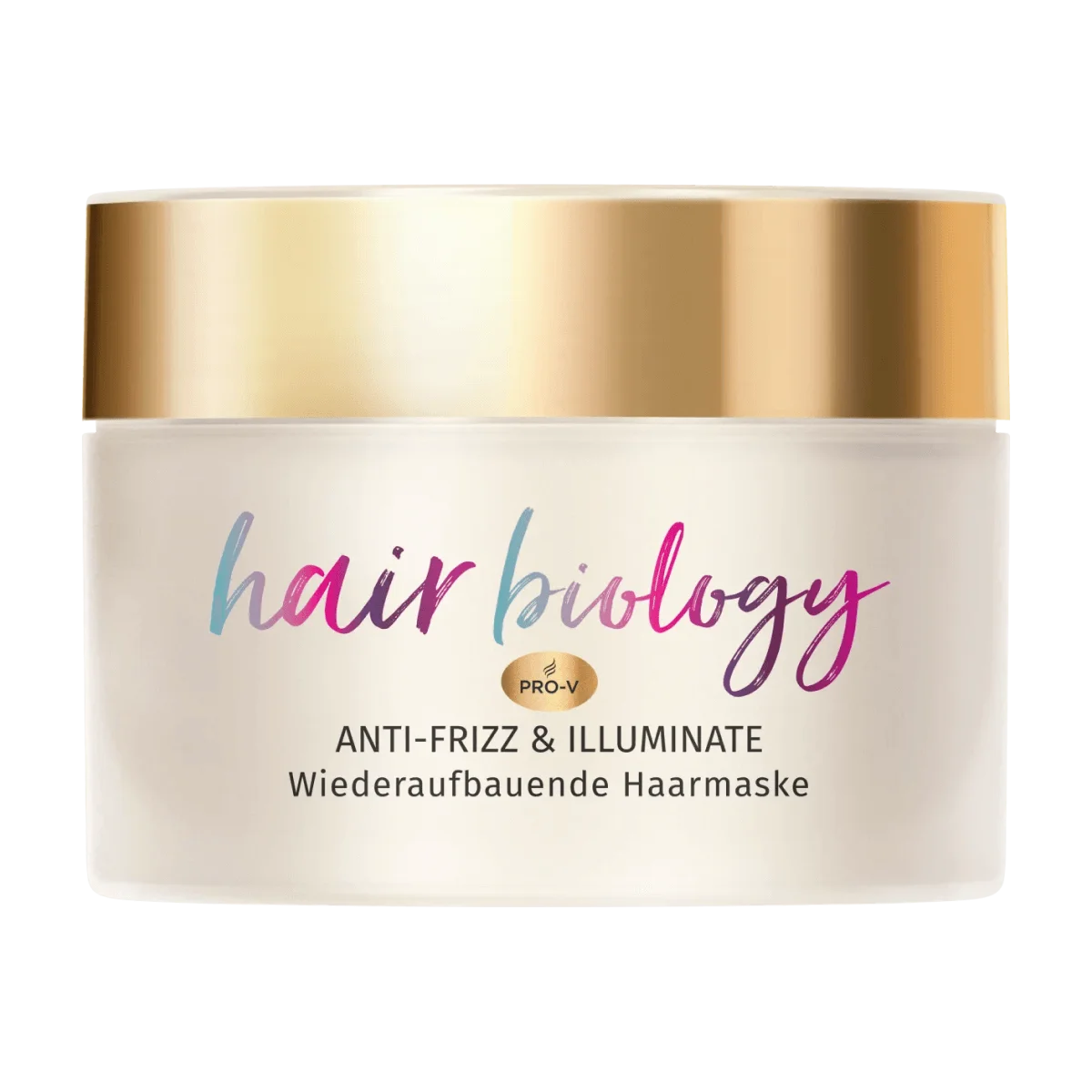 hair biology Haarkur Anti-Frizz & Illuminate Maske, 160 ml
