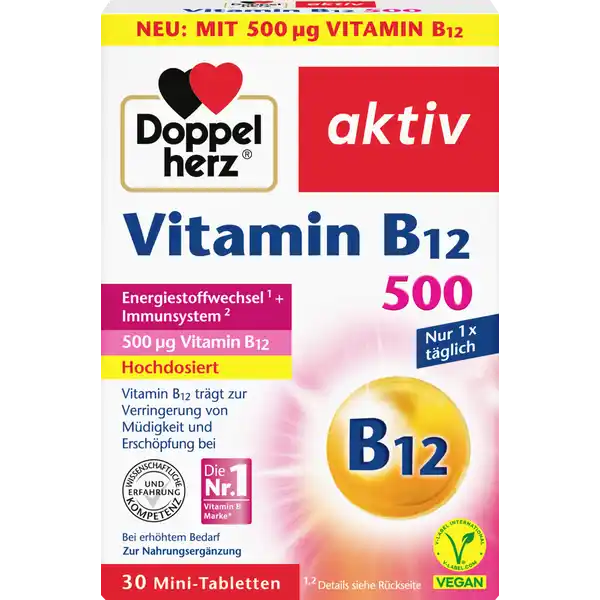 Doppelherz Vitamin B12 500, 30 Stk