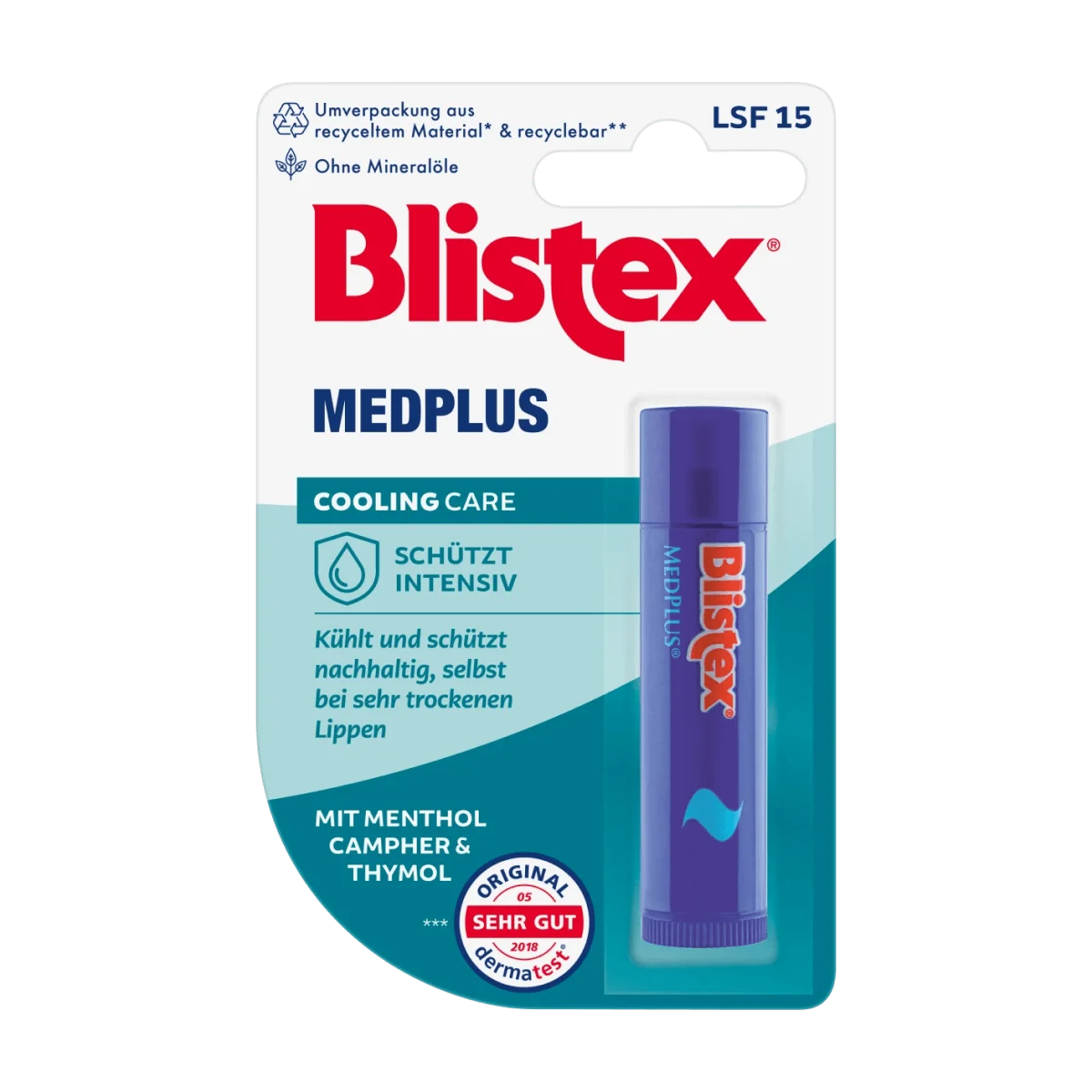 Blistex Blistex Lippenpflege Med Plus Stick, 4.25 g