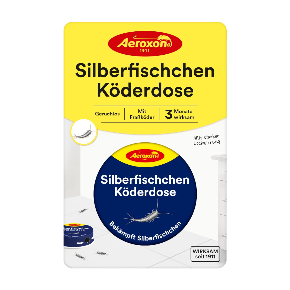 Aeroxon Silberfischchen Köderdose, 1 Stk
