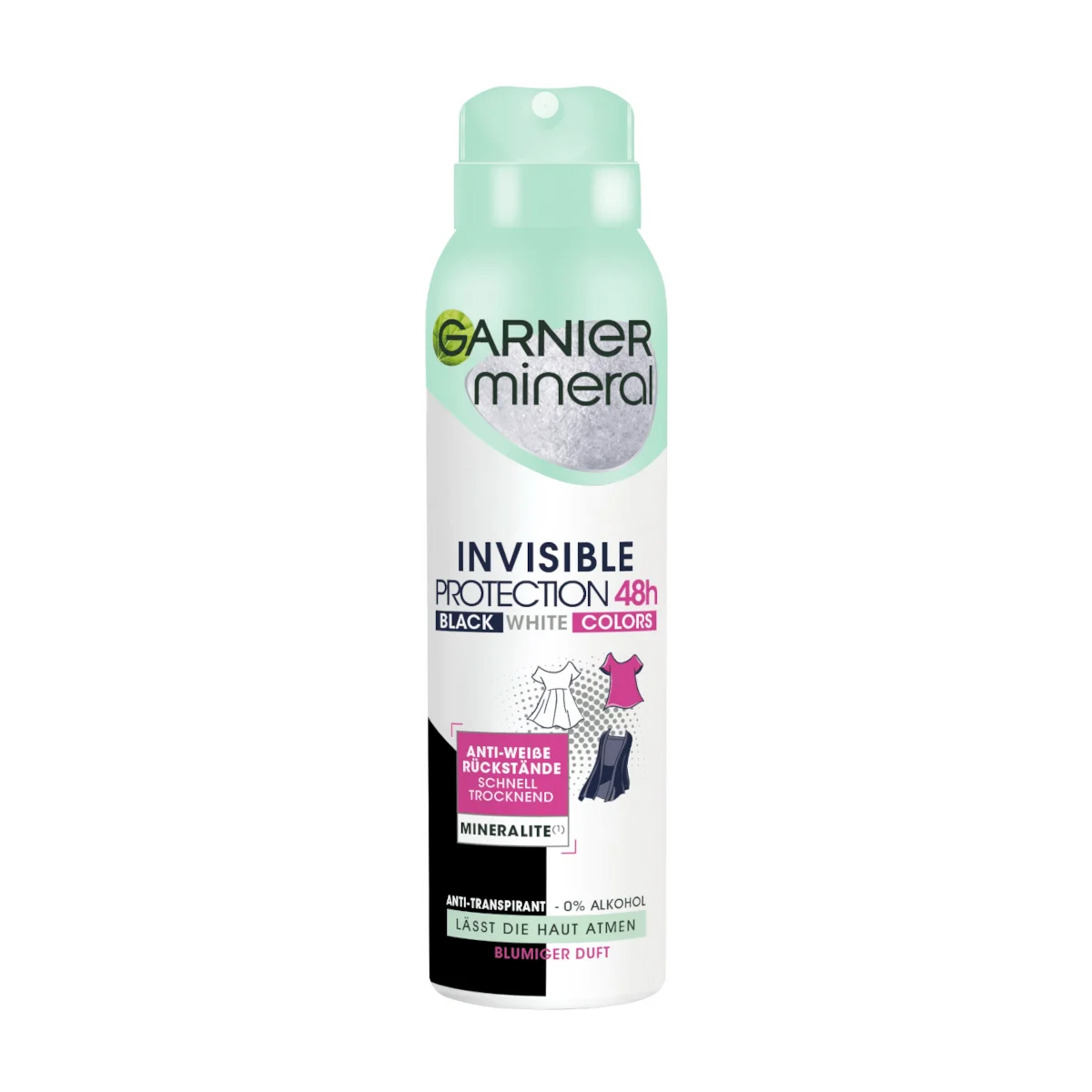 Garnier Mineral Deospray Invisible Antitranspirant, 150 ml