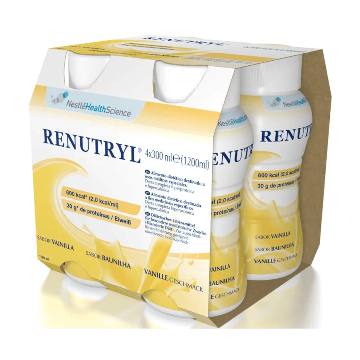 Nestlé Renutryl Vanille, 4x300 ml