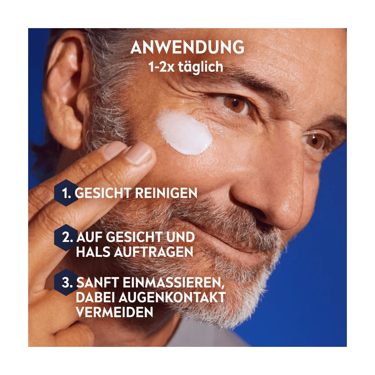 NIVEA MEN Anti Aging Gesichtscreme Hyaluron, 50 ml