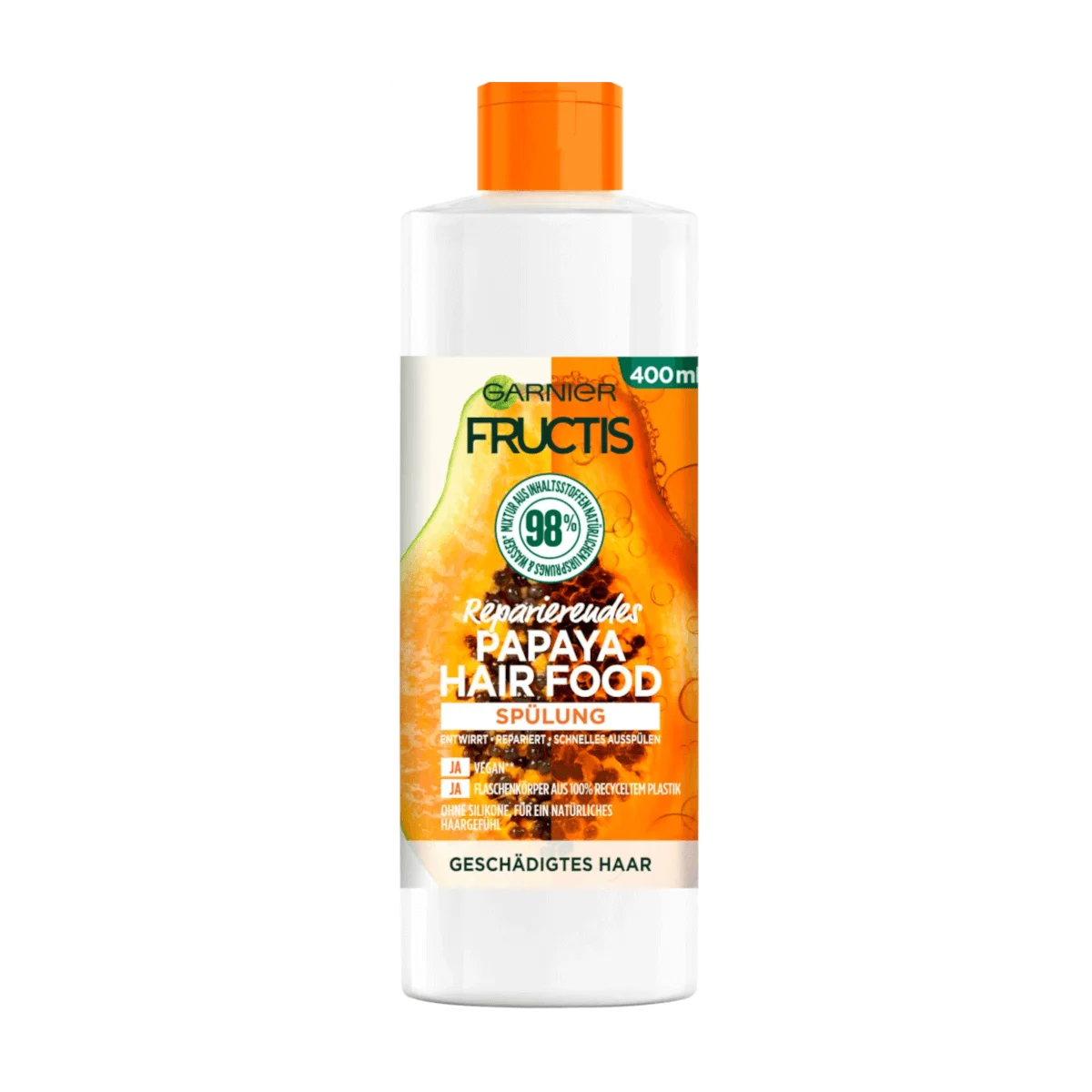Garnier Fructis Reparierende Spülung Papaya Hair Food, 400 ml