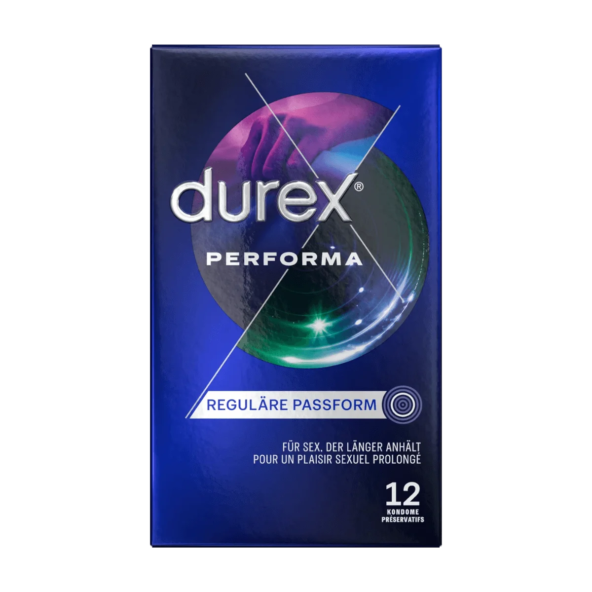 Durex Kondome Performa, Breite 56mm, 12 St