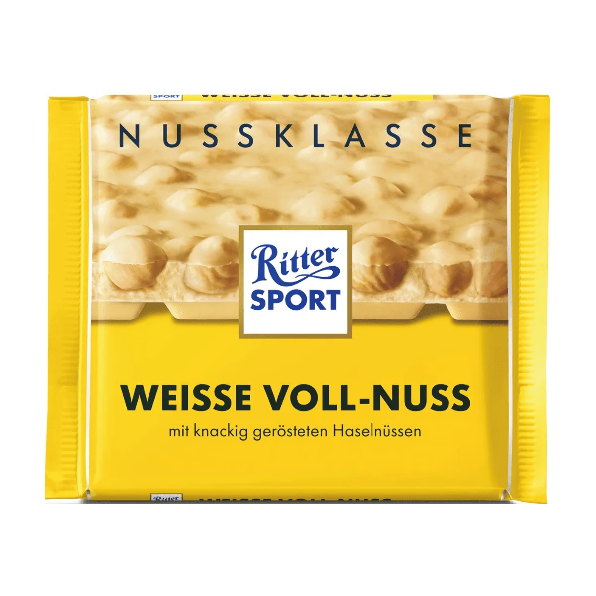 Ritter Sport Nuss-Klasse Weiße Voll-Nuss, 100 g