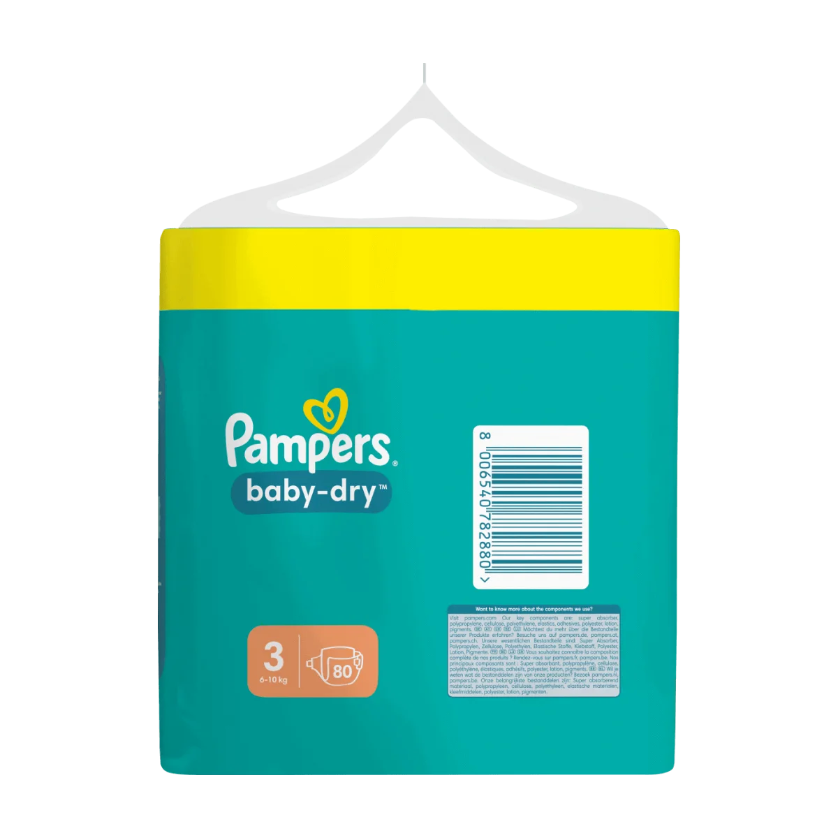 Pampers Baby Dry Big Pack Größe 3 midi 6-10kg, 80 Stk