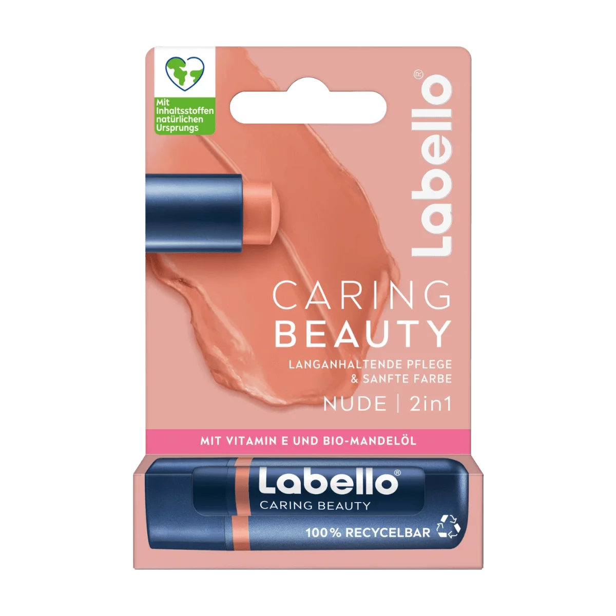 Labello Lippenpflege Caring Beauty Nude, 4.8 g