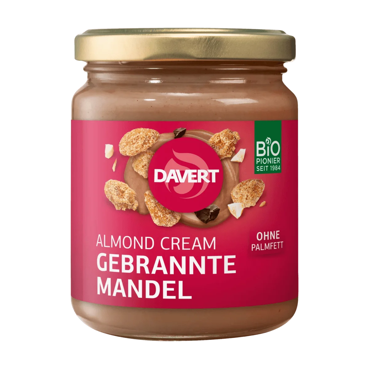 Davert Brotaufstrich, Almond Cream gebrannte Mandel, 250 g