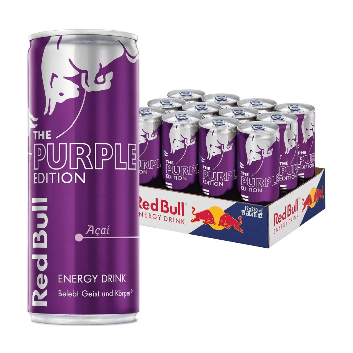 Red Bull The Purple Edition Acai, (24 x 250 ml)