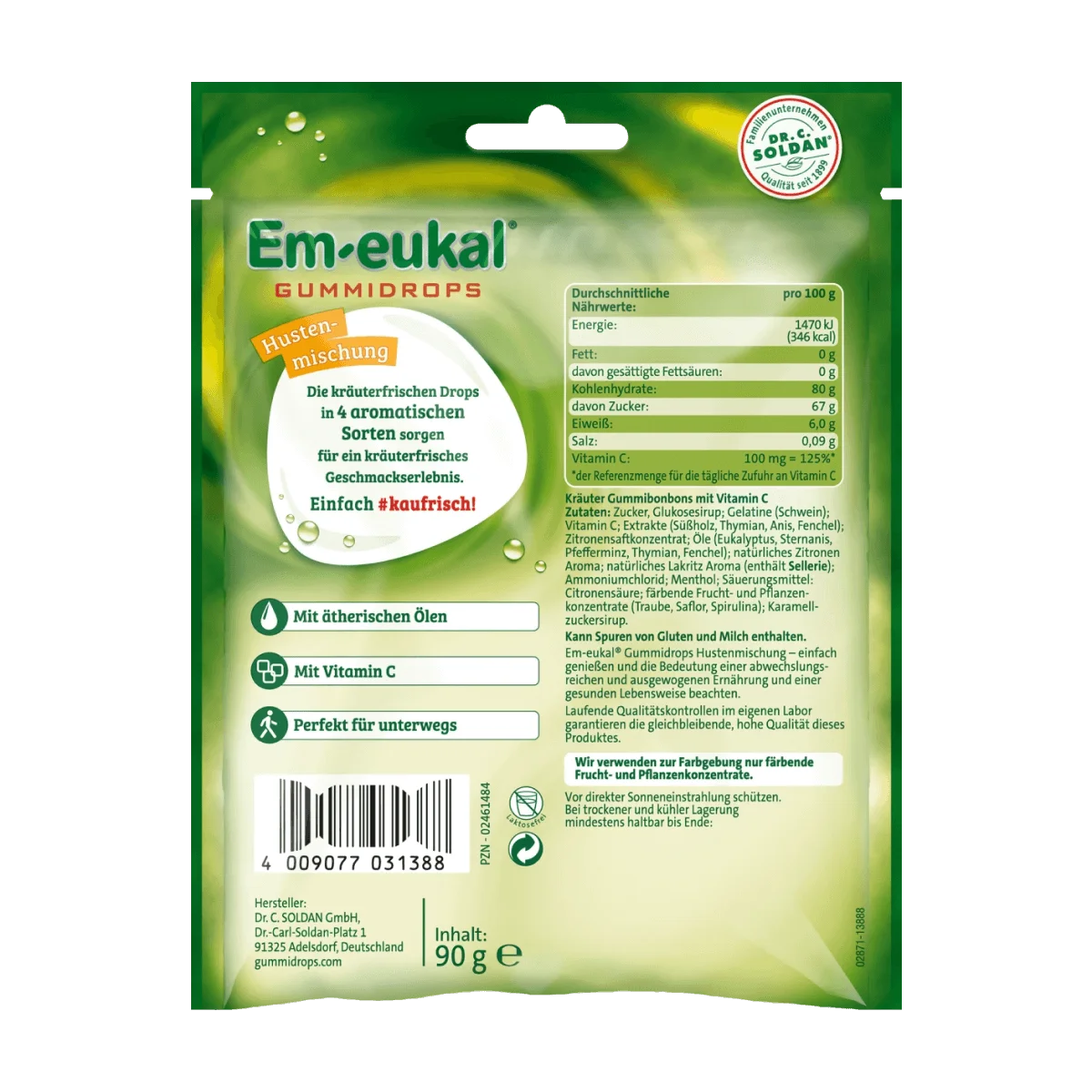 Em-eukal Gummidrops, Hustenmischung, 90 g