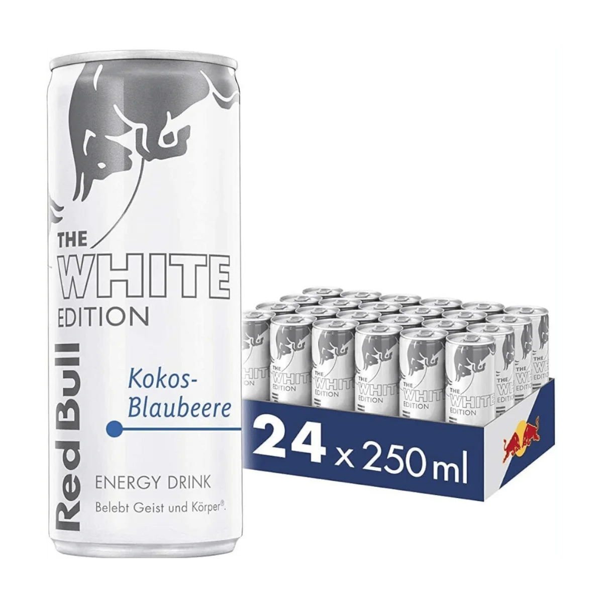 Red Bull The White Edition Kokos-Blaubeere (24 x 250 ml)