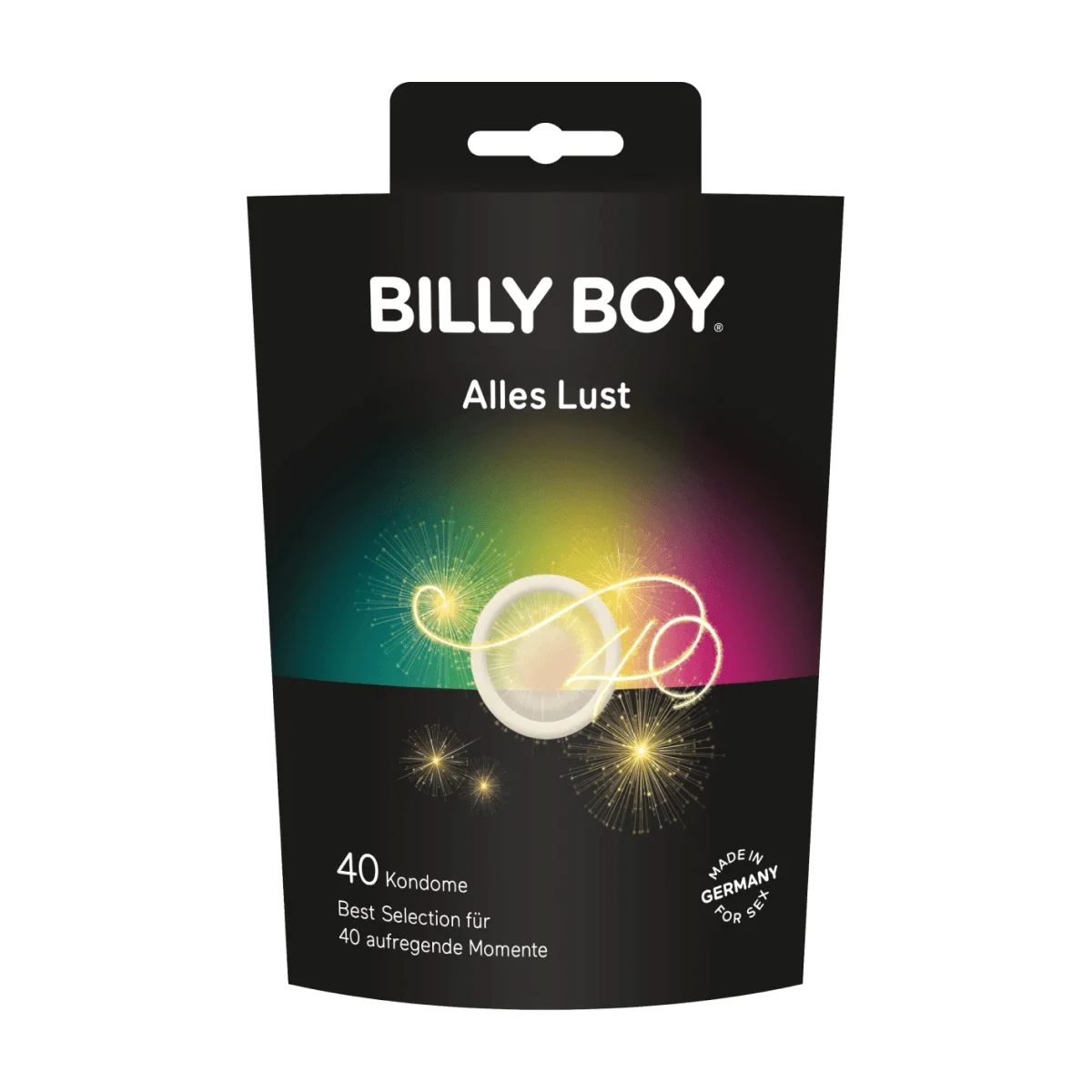 BILLY BOY Kondome Alles Lust Best Selection Beutel, Breite 52mm/55mm, 40 Stk