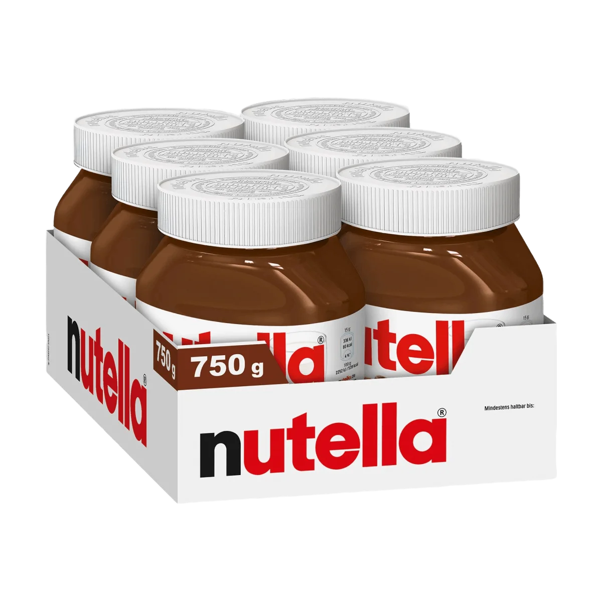 Ferrero Nutella Nuss-Nougat Creme, 750 g
