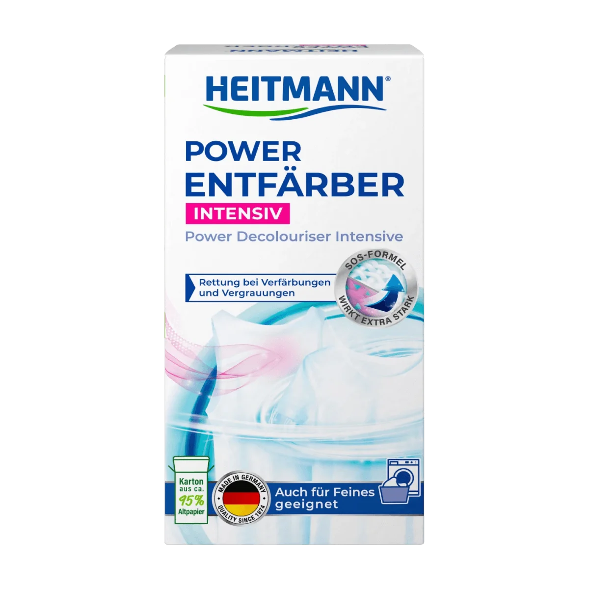 Heitmann Power-Entfärber Intensiv für Verfärbungen & Vergrauungen, 250 g