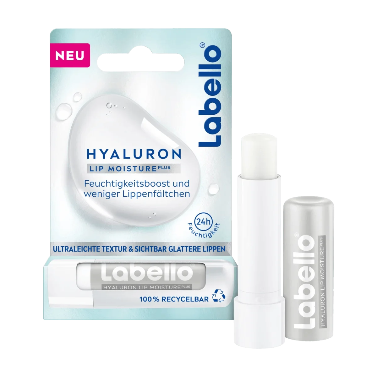 Labello Lippenpflege Hyaluron Moisture Clear, 4.8 g