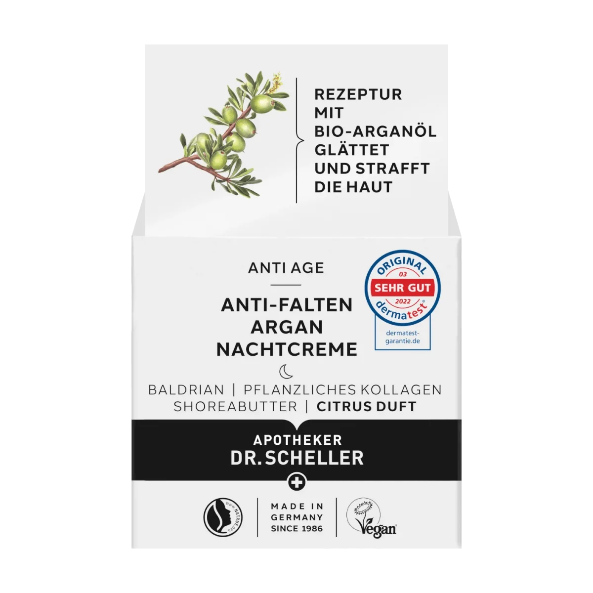Dr. Scheller Anti Falten Nachtcreme Argan, 50 ml