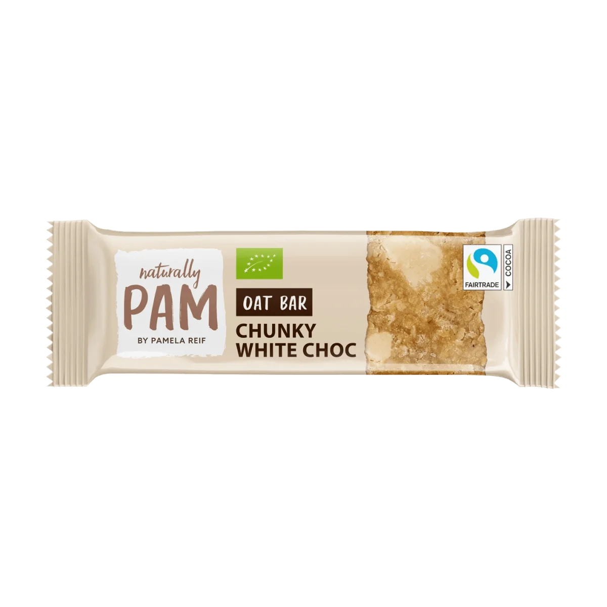 Naturally PAM Haferriegel, Oat Bar Chunky White Choc, 40 g