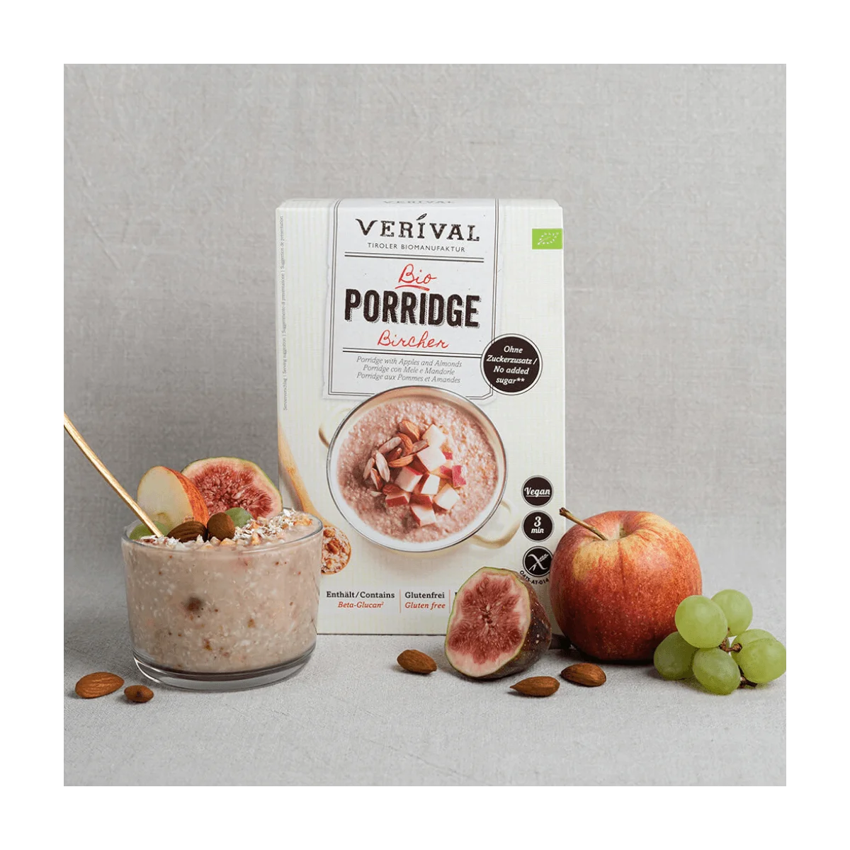 Verival Porridge, Bircher, glutenfrei, 350 g