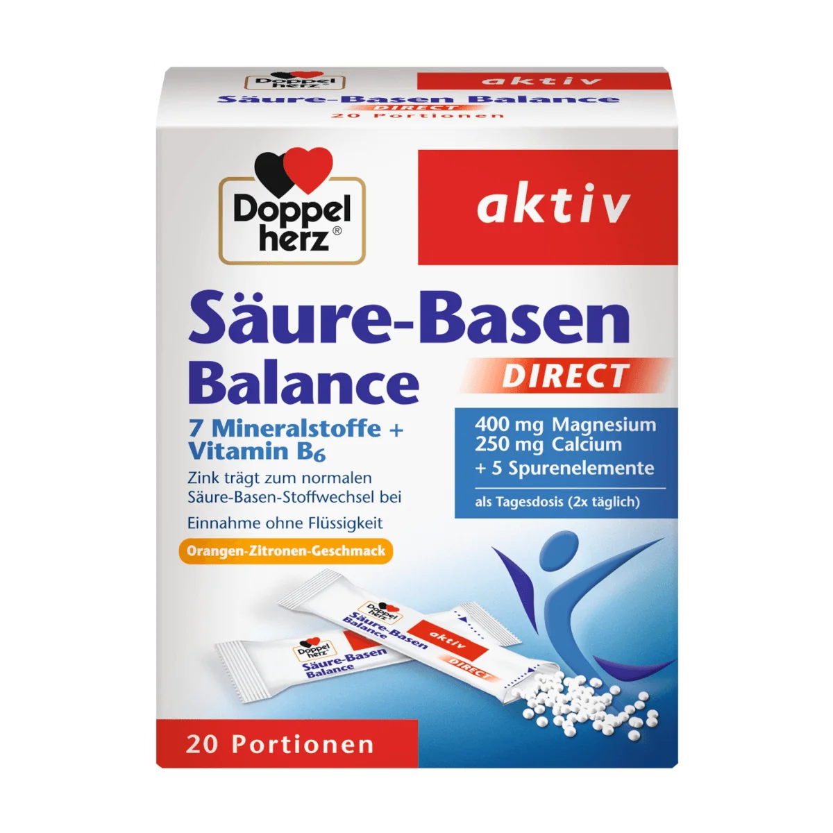 Doppelherz Säure-Basen Balance direct, 20 Port